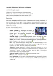 Page de la journée 1 du carnet PDF